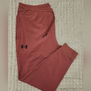 Under Armour Mens Brick Red Sportstyle Woven Joggers Size XXL
